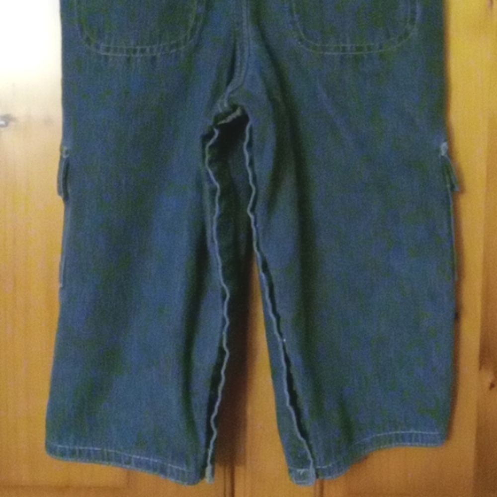 KRU Little Baby Denim Snap Up Penguin Overalls 18M - Picture 11 of 12